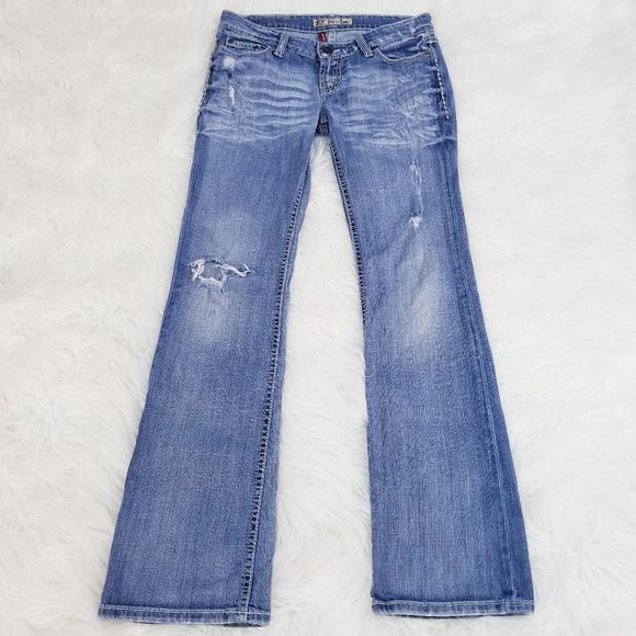 Buckle Denim - Buckle Stella Boot Stretch Jeans Distressed